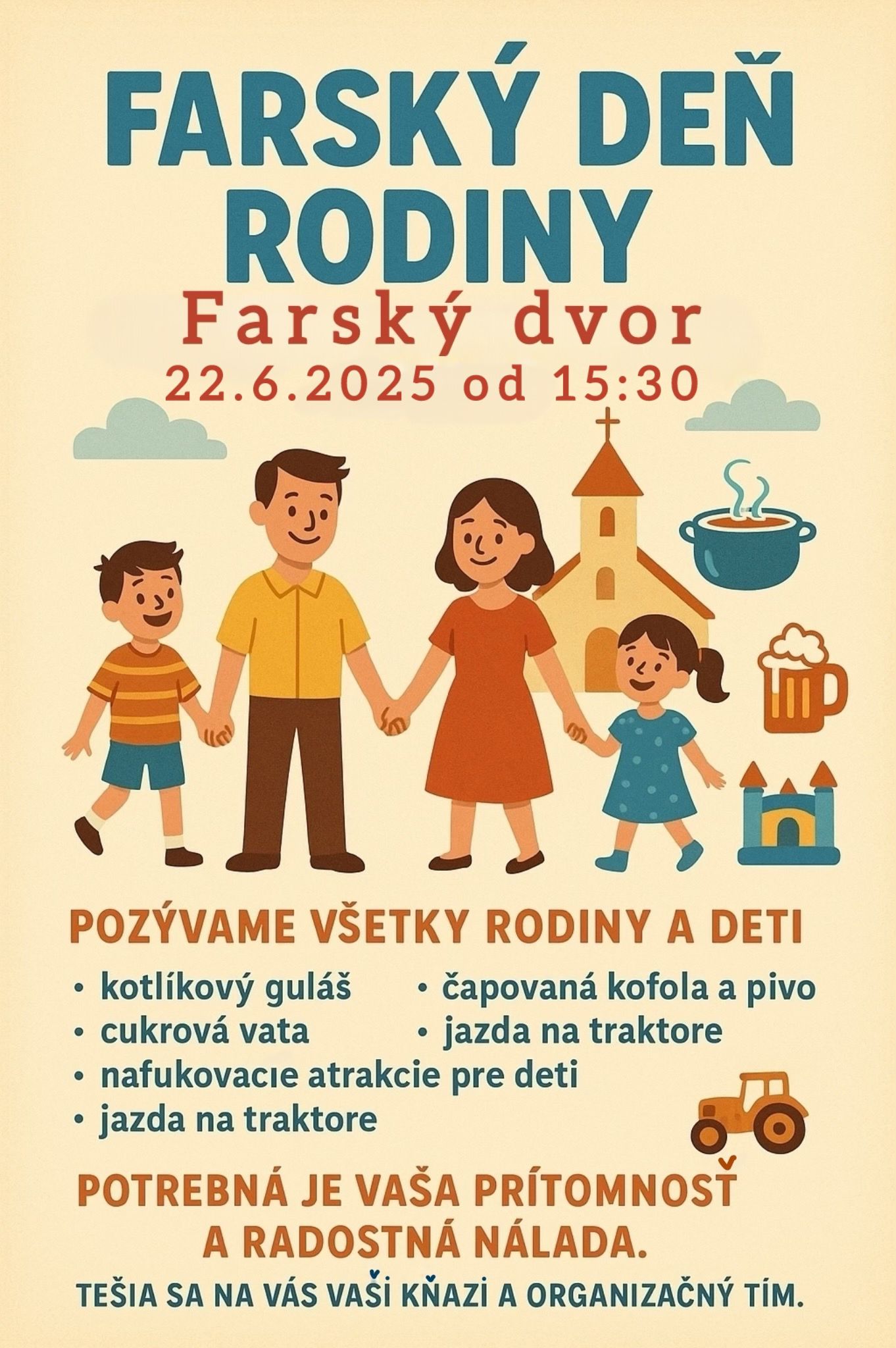 Pozvánka na FARSKÝ DEŇ RODINY