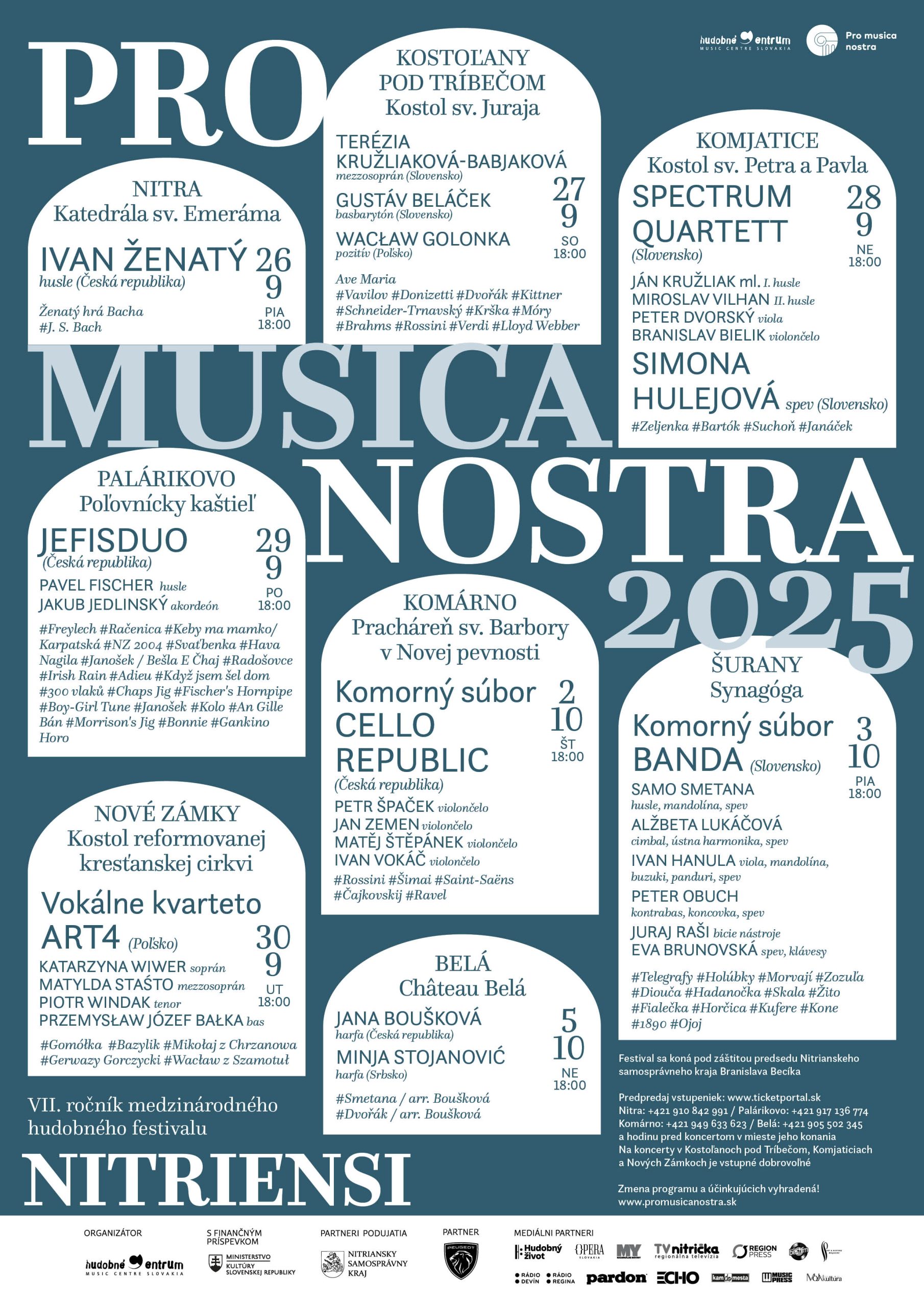 Pro Musica Nostra Nitriensi 2025 – medzinárodný hudobný festival