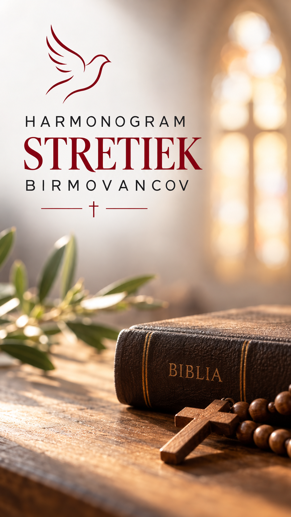 Harmonogram stretiek birmovancov
